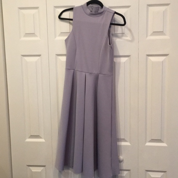 purple tea dress